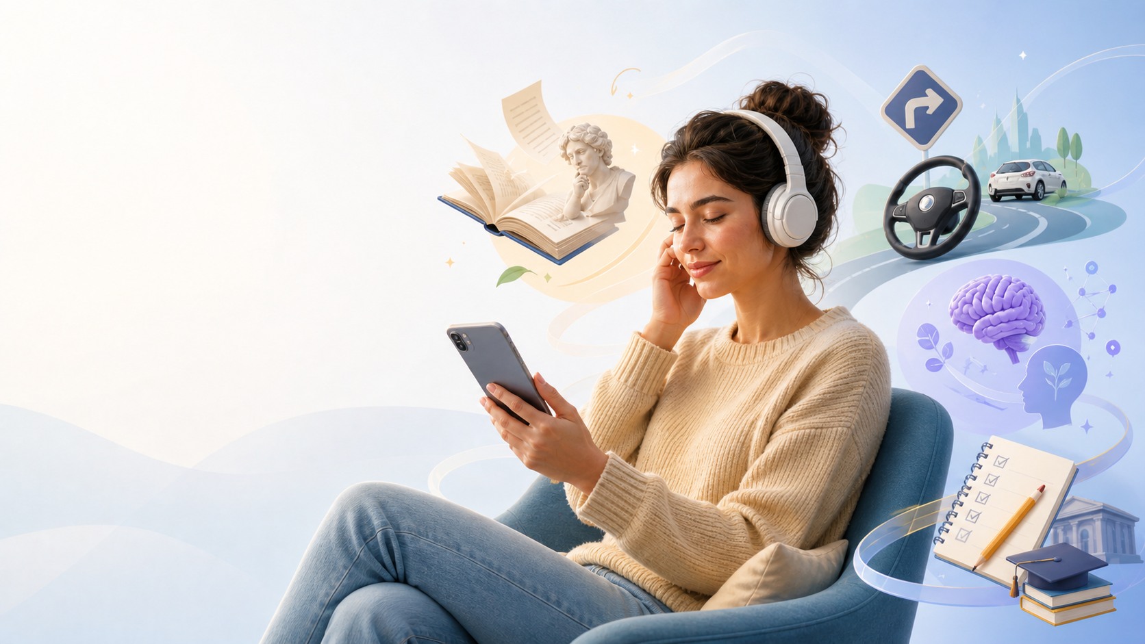 AudioPrep study materials on multiple devices